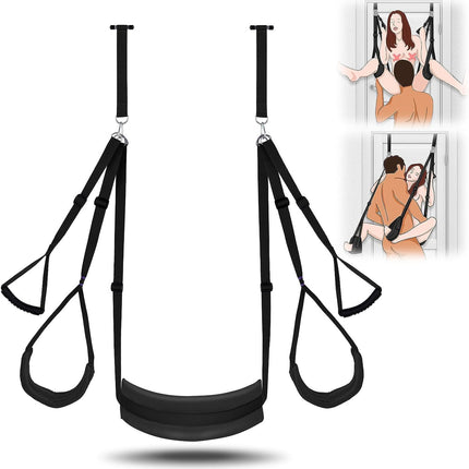 UTIMI Love Swing Sex Swing Door Swing - Sex Swing with Seat BDSM Bondage Set Extremely Robust Sex Toy Sex Furniture for Couples Maximum Load 150 kg