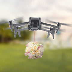 Drone Airdrop System for DJI Mavic 3, Long-Range Payload Delivery, Transport Device, Launcher Dropper with Extended Landing Gear for Flower Delivery, Ring Delivery, Wedding, Advertising