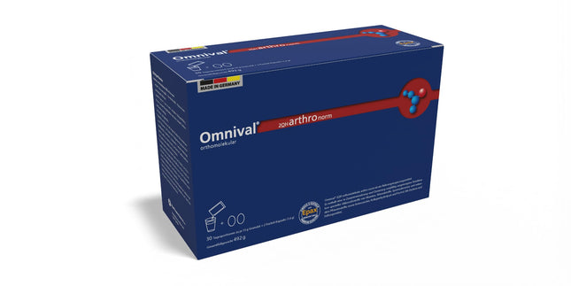 Omnival arthro norm - Orthomolecular dietary supplement with micronutrients for joints, cartilage &amp; bones, with hyaluronic acid, granules &amp; capsules, 30 daily servings