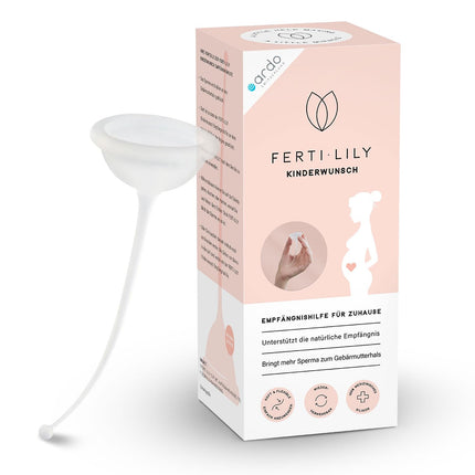 Ardo FERTI-LILY Fertility Conception Aid, Pregnancy Aid, Naturally Gentle, Hormone-Free, For Home Use, 100% Medical Silicone, Baby Planning &amp; Getting Pregnant
