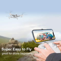 Loolinn | Drone with Optical Flow Positioning Technology - 60 Minutes Long Flight Time/Very Stable Flight - Quadcopter Drones with HD Camera for Kids as a Gift