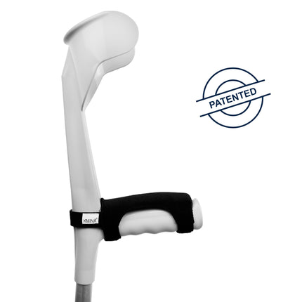 KMINA - Crutch Pad (x2 pieces), cushion, handle pad, anti-friction accessory, walking support - Made in Europe.