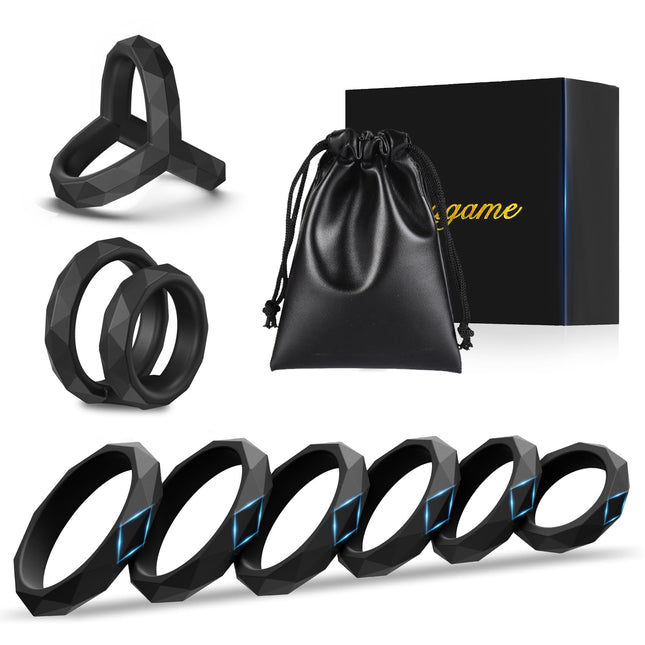 8 sizes penis ring sex toy sex toy for men couples extreme sex toys penis rings penis ring sex toy set for man cock ring cock rings silicone testicle rings for men love rings sex ring