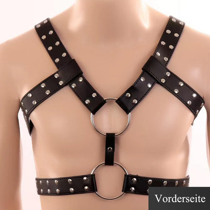 BDSMAGE Sexy Underwear for Men, Gay Underwear Men, Festival Rave Outfit Men, Sissy Lingerie Men, Harness Men Leather, Erotic Lingerie, Fetish Harness Men Gay (080)