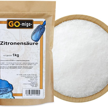 1kg Citric acid E330 in food grade 1000g