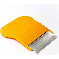 NitNOT - Lice comb for all hair types, extra fine, with 2 comb heads, against lice and nits, lice comb for children, metal lice remedy