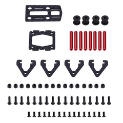 Drone Frame Kit, 2 Types 250 MM Quadcopter Aircraft Drone Frame Kit RC Accessory for QAV250 (Carbon Fiber)