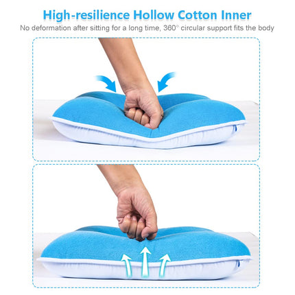 MESINURS Donut Pillow, Anti-Decubitus Pad, Bed Pillow, Pressure Nursing Pillow for Bedridden, Elderly, Disabled, Pregnant Women (43.2 x 43.2 cm, Square)