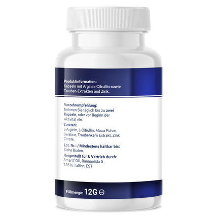 NEW: Potenza+ for men – Extra strong for men, immediate effect – New formula in premium quality – High dose with Maca, L-Arginine &amp; Zinc – Original capsules for optimal support
