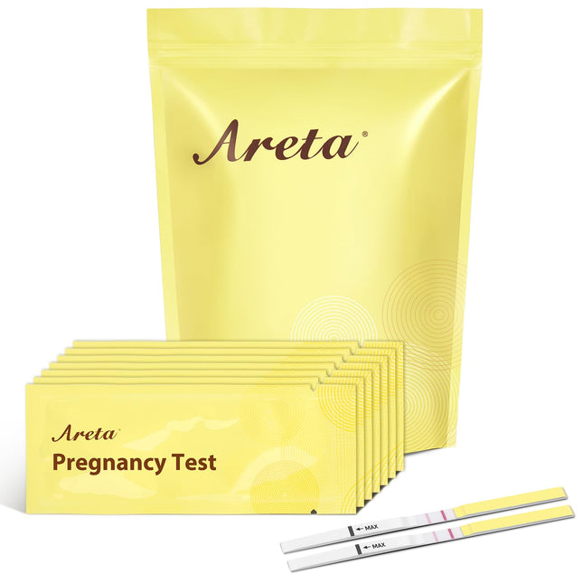 Areta 50 x Pregnancy Test Early Test 10 mIU/ml - Sensitive Pregnancy Test - Early Pregnancy Test Strips with High Accuracy | Reliable Ultra Early Pregnancy Test