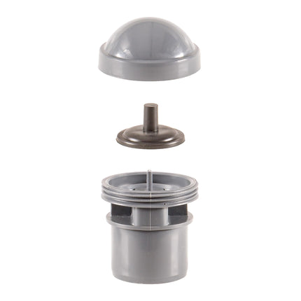 ScarMaxx - Pipe aerator DN 50 - Membrane exhaust valve for sewers - Ventilation valve - Robust plastic - Efficient pressure regulation in sewer systems