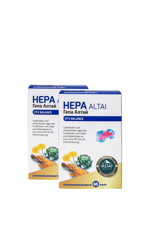 Hepa Altai - Liver Protection, Visceral Abdominal Fat, 4-Month Supply, 120 Capsules