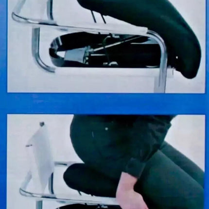 Polished seat aid, stand-up aid, chair, mechanical, manual, suitable up to 100 kg
