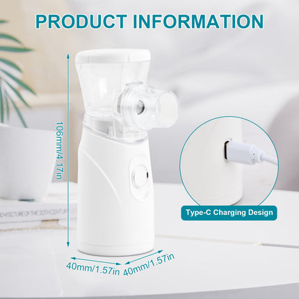 Low-noise inhaler nebulizer, inhaler inhalation device for adults and children, inhaler inhaler nebulizer, inhaler nebulizer, inhaler portable nebulizer for home travel