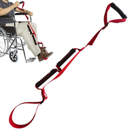 Pratvider Leg Lifter - Leg Lifting Belts for Hip Replacement, Leg Belt Auxiliary Leg Lift Walking Trainer for Hemiplegia Stroke Adults, Elderly