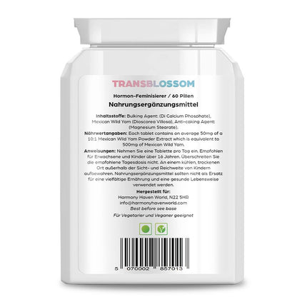 TransBlossom MTF 30 Tablets - Feminine, Dietary Supplement