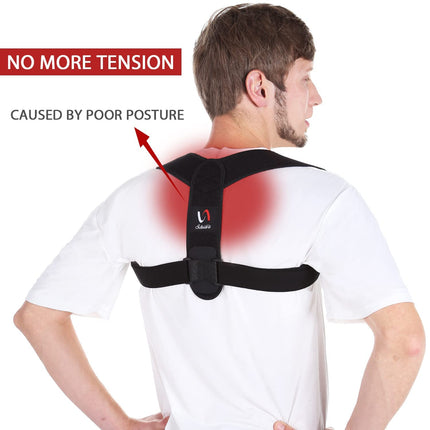 Schiara Posture Corrector for Women and Men: Comfortable Upper Back Support Adjustable Back Support for Back, Neck and Shoulder