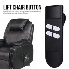 DEWIN Recliner Chair Controller,Multiple Uses 2 Button 5 Pins Connector,Adjustable Hand Control for Lift Chairs Electric Recliner