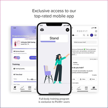 Perifit Care+ | Kegel Exerciser with App | Pelvic Floor Trainer | Strengthens pelvic floor muscles, improves bladder control, and accelerates postpartum recovery