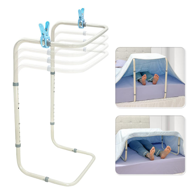 Ceiling Lifter Foot Cradle Lifting Bar for Feet Adjustable Ceiling Support Lifter Holder Bed Foot Tent Ceiling Riser Sheet Elevation Heavy Duty Steel Medical Accessory Leg Knee Ankle Surgery