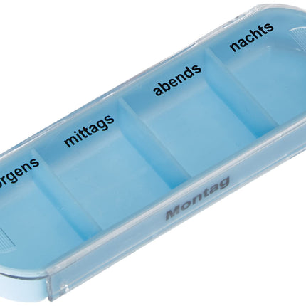 Osma pill/tablet box 13x11x4cm weekly division
