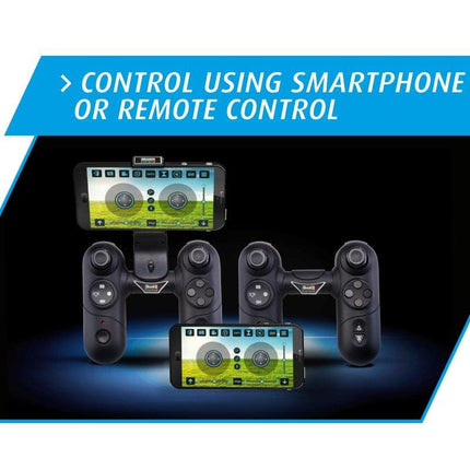 Revell Control Camera Quadrocopter ICON I 2 control options I Optical Flow Technology I Face recognition I Gesture control I HD camera I 10 minutes flight time I Suitable for indoor and outdoor use