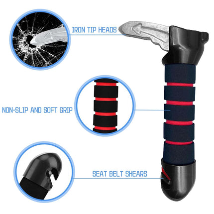 ZYEKIU Car Exit Aid, Ergonomic Car Entry Aid Handle, Portable Car Assistant Support Handle for Getting in and Out of the Bus, Grab Handles for Seniors (Red)