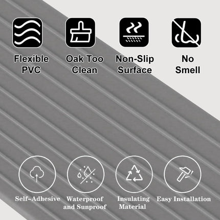 CEWROM Door Threshold Ramps, 100x5.5x1.6cm Wheelchair Ramp PVC Threshold Ramp, Rubber Ramp Access Ramp, Transition Strip Non-Slip Surface Curb Ramp for Rollator, Wheelchair, Scooter, Stroller