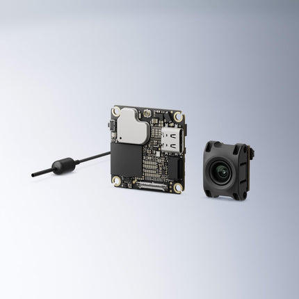 DJI O4 Air Unit for FPV drones, digital transmission system, low latency of 20 ms, maximum range of 10 km, video recording at 4K/60fps, 8.2 g lightweight body, 1/2-inch CMOS sensor