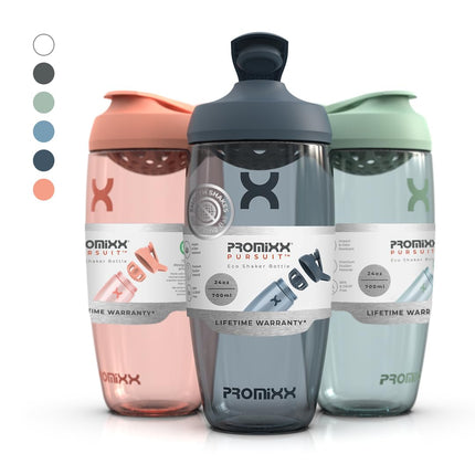 Promixx PURSUIT Protein Shaker – 700ml Premium Shaker for Protein Powder, Supplements &amp; Pre-Workout – Leak-Proof, BPA-Free, Easy to Clean – Seaweed Green