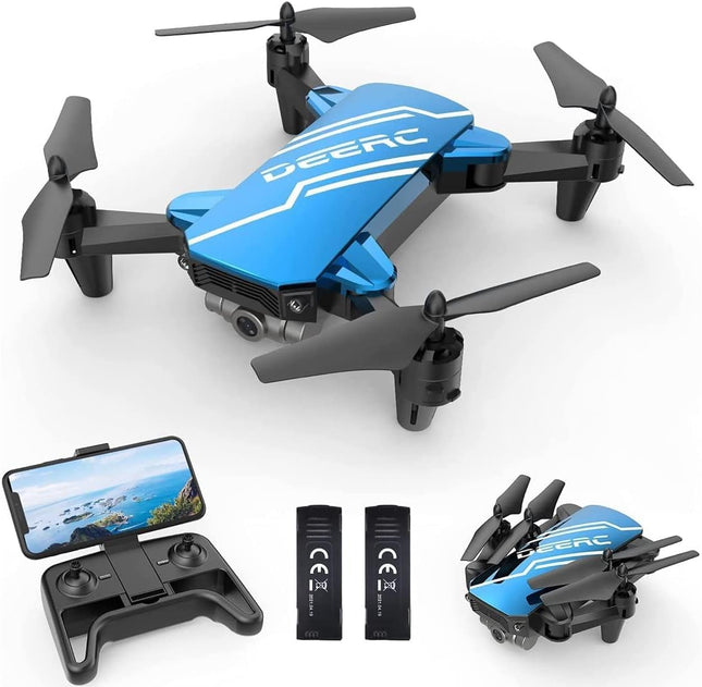 DEERC D20 with the camera, quadrocopter with transmission FPV 720P, control of the telephone, mobile, trajectory, high-speed, Mini drone with the camera, for children, C0