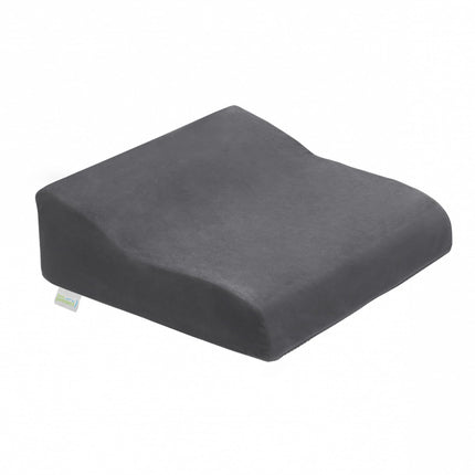 Bodyprotect Standing Aid Booster Seat 40 x 40 x 13 cm, Anti-Slip, Firm Seat Cushion, Ökotex 100, Washable, Grey, Made in EU, Grey