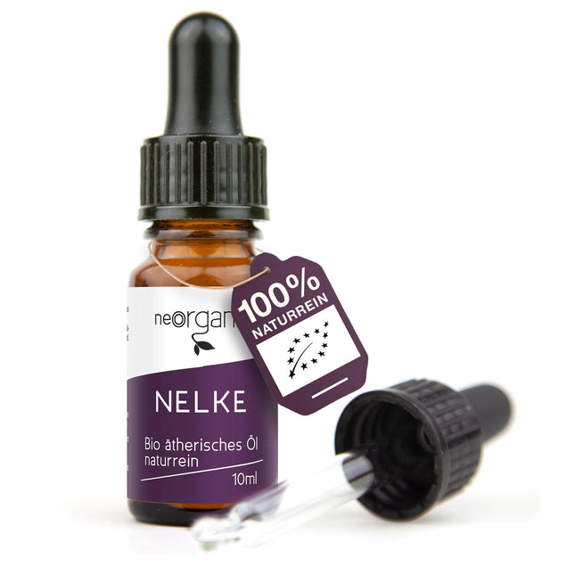 NeoOrganic® Organic Clove Oil (Syzygium aromaticum) – Clove Oil – Pure Organic Essential Clove Oil from CO2 Extraction – 10ml