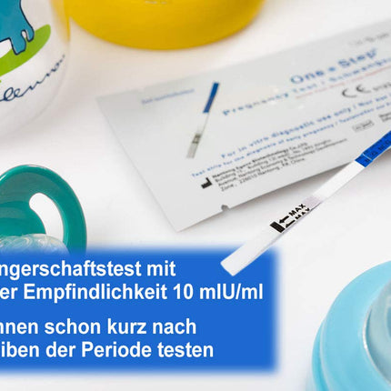 One+Step Combo Pack 50 Ovulation Tests and 20 Pregnancy Tests - Fertility Test for Women - Ovulation Test for Ovulation