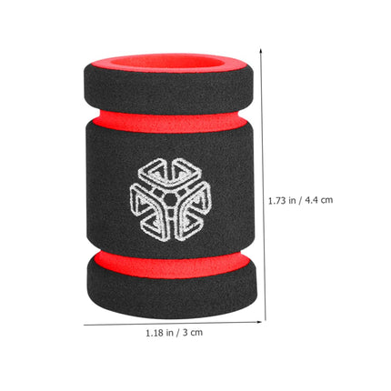 KOMBIUDA 20pcs Protective Cover Humanized Grip Tube Elastic Tattoo Grip Cover Grip Sleeve Thick Grip Cover Practical Grip Cover Accessories Sponge Grip Universal