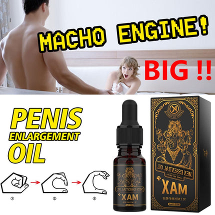 UANGLI Penis Enlargement Oil Penis Thickening Growth Increase Big Cock Enlargement For Men Improved Erection Delay Ejaculation Big Cock Oil, 10ml (5PCS)