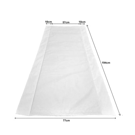 METIMEDI side rail padding with Velcro fastener and foam – shock protection for nursing and hospital beds, ensures safety, privacy and comfort