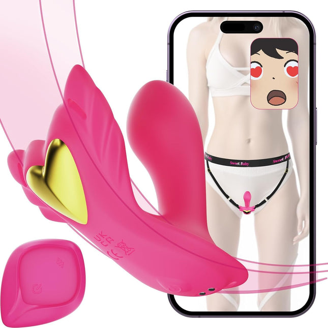 2025 Elastic Wearable APP Remote Control Vibrator with 9 Vibrations Sex Toys for Women, Vibrator Sets for Women Sex Toyset for Woman, Vibration for Women Sex Toys for Couples Extreme Sex