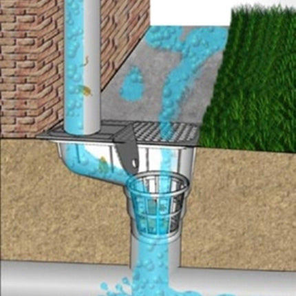 MCH| 325 E| Downpipe drain, gutter drain| Drain diameter: DN 110| Black