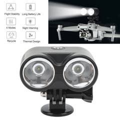 Asixxsix Drone Night Flight Lights, 4 Modes, Drone Flash Light, Universal Type for Conversion Upgrade, Owl, Drone Searchlight, Night Light, Powerful Battery, 135
