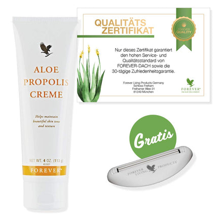 1x Forever Propolis Cream with additional squeezer in a set with certificate