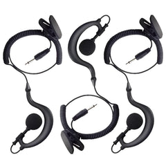 Tube Only Earpieces with 3.5mm Plug for Tube Earpiece, Outdoor Walkie Talkie 3.5mm/Two-Way Radio, Adapter Police Pinganillo Police (3 Pack)