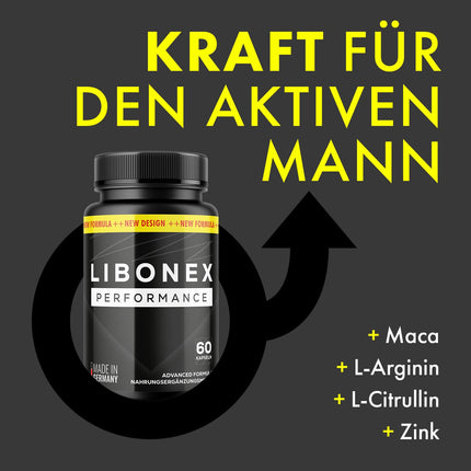 Libonex Capsules - Love, Lust and Passion - for active men - 60 Capsules Contents 1x