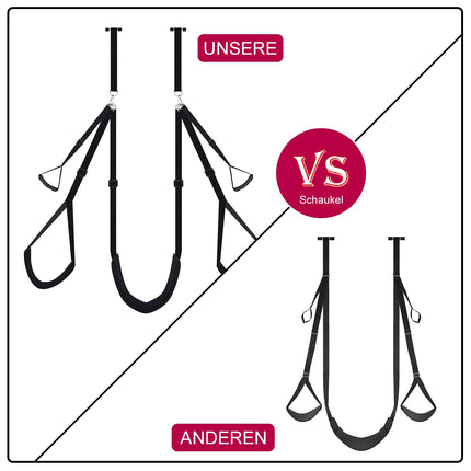 UTIMI Love Swing Sex Swing Door Swing - Sex Swing with Seat BDSM Bondage Set Extremely Robust Sex Toy Sex Furniture for Couples Maximum Load 150 kg