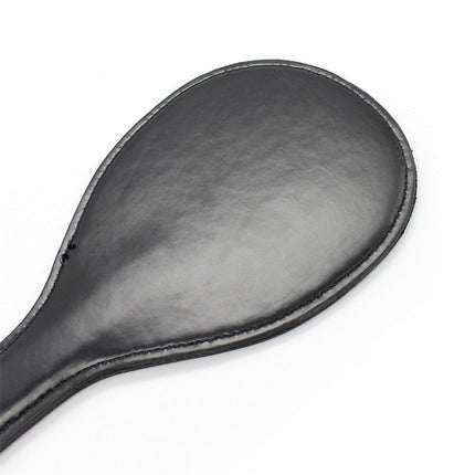 Hanyi Leather SM Paddle Fetish Bondage Role Play Spanking Paddle Sex Toy, Black