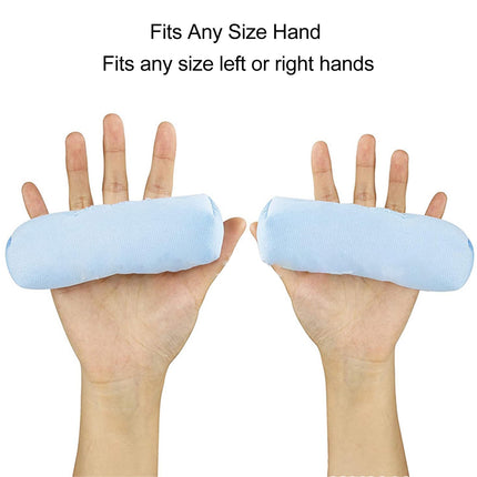 2 Pack Palm Grip Hand Contracture Pillow for Paralyzed Elderly Patients, Finger Contracture Grip Pillow, Sweat-Resistant, Washable Finger Splinter Palm Pillow