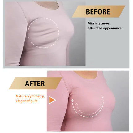 ELMIKA Silicone Breast Forms Triangle Mastectomy Breast Prosthesis Bra Pad Enhancer, Cup B 250g/piece