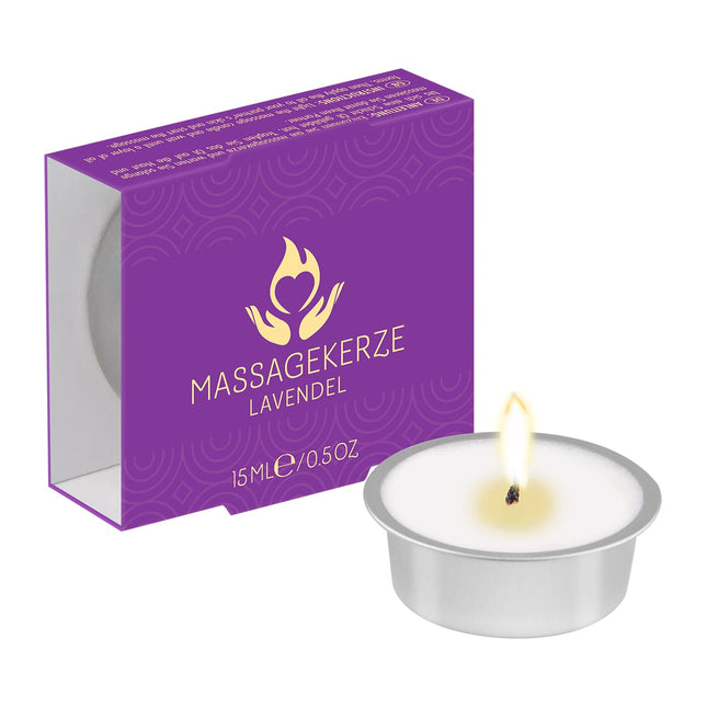 EIS massage candle with lavender scent | Relaxing aromatherapy | Gift for your partner | For sensual massages | Natural ingredients | 15 ml