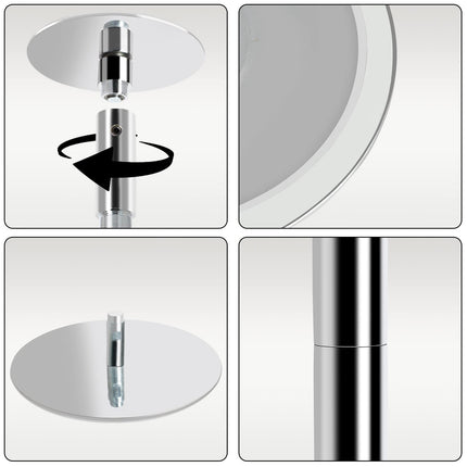 Leogreen 1 Pole Dance Pole, Silver, L