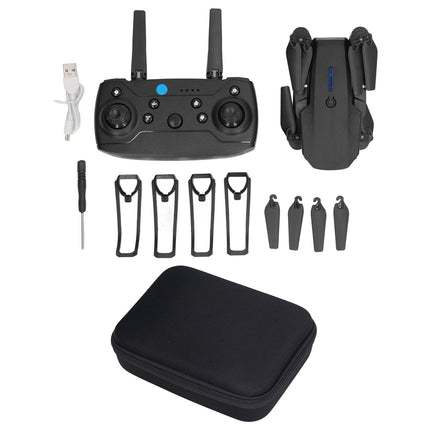 Drones with Camera for Adults, 4-Axis RC Drone, Foldable RC Quadcopter, Toy Gifts for Boys and Girls, Hovering with High Positioning, Dual Camera
